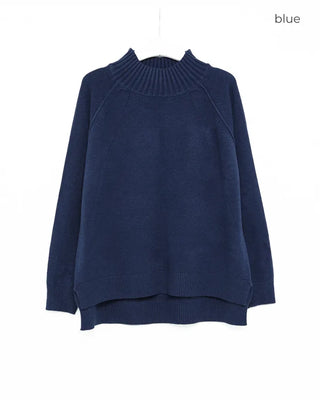 Raglan Line Point Knit