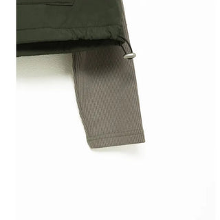 Layered nylon parka