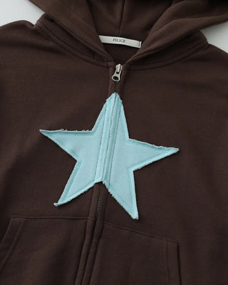 [3rd Re-release] (ORIGINAL) Star Patch Number Hoodie