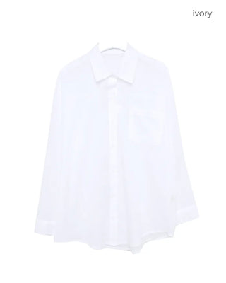 Summer Simple Sheer Shirt