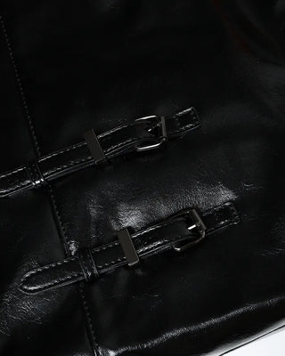 2-way leather shoulder bag
