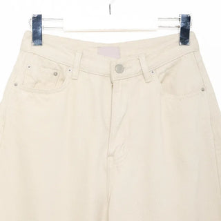 Cotton straight-fit pants