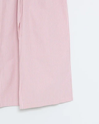Belt loop striped easy pants