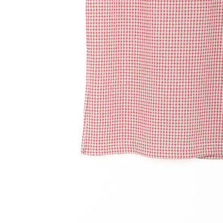 Checked halter neck sleeveless dress