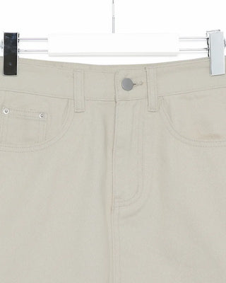 Basic cotton mini skirt