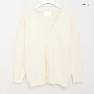 Soft Texture V-Neck Cardigan