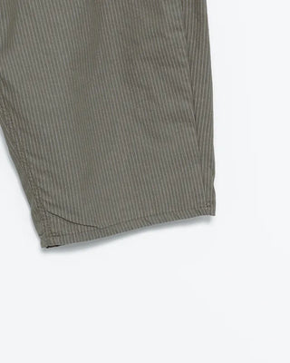Pencil stripe back cinch balloon summer pants