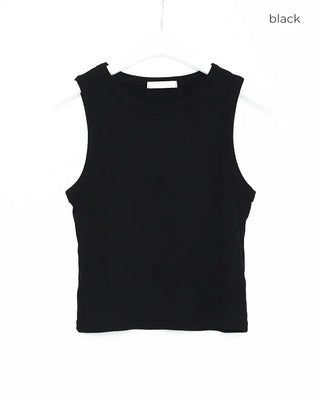 Basic Ribbed Sleeveless