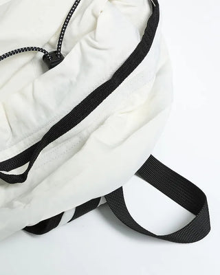 Nylon backpack with side pockets