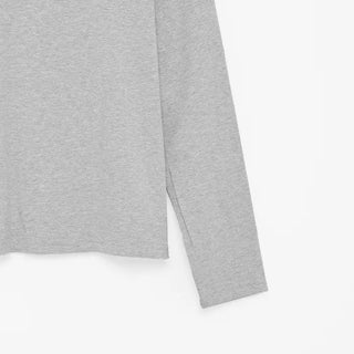Basic open-shoulder T-shirt