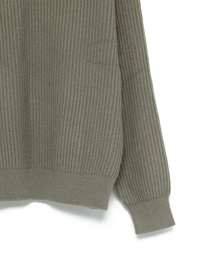 Shoulder button detail half-zip knit