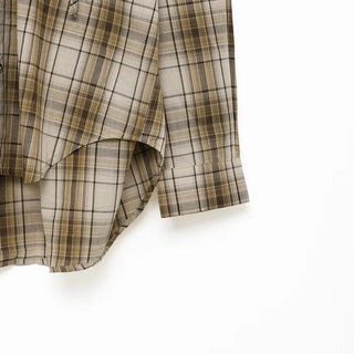 Hooded check shirt