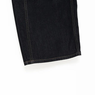 (Unisex) Semi-balloon non-washed denim