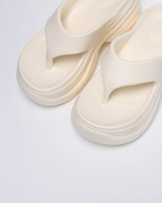 Volume high-soled flip-flops