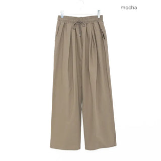 (Unisex) Wide Fit Pintuck Pants