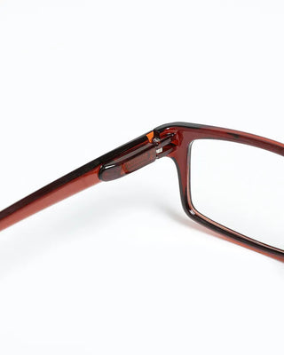 Square acrylic frame glasses