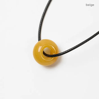 Stone Ring Point Necklace