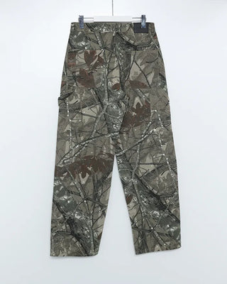 (Unisex) Double Knee Wide Tree Camouflage Pants