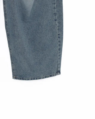Three Vintage Distressed Wide Denim Pants