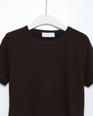 Rayon blend short-sleeved T-shirt