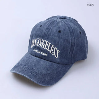 Embroidered Lettering Ball Cap