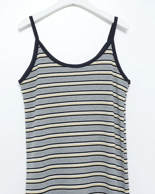 Triple Border Camisole Maxi Dress