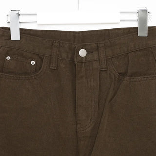 Straight-leg fleece-lined pants
