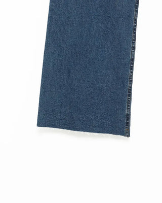 Patch pocket denim pants