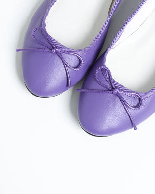 Ribbon round collar flat shoes