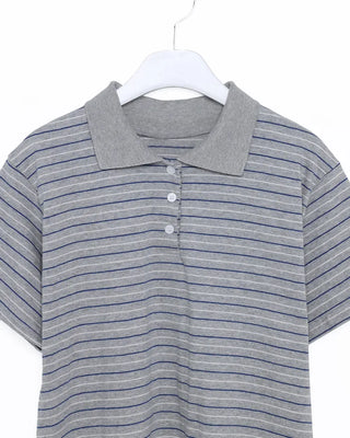 Striped polo shirt