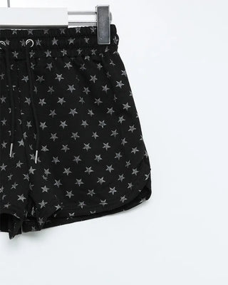 Star Point Elastic Waist Shorts