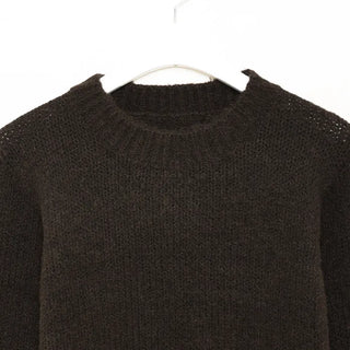 Round neck soft knitwear