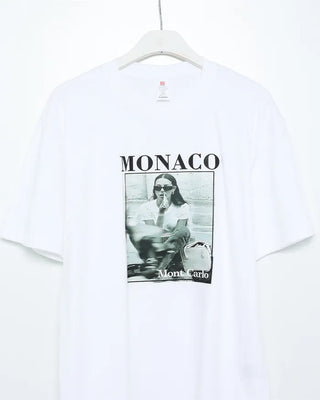 Monaco print short-sleeved T-shirt