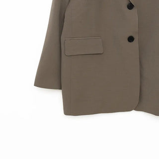Simple oversized single jacket