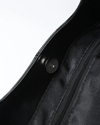 Leather tote bag