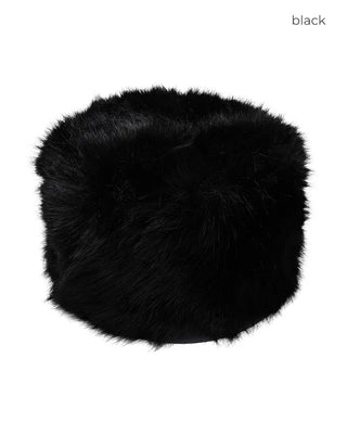 Fur knit beanie