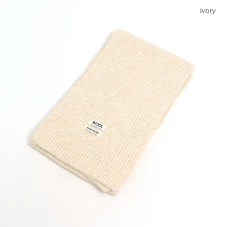 Winter wool scarf