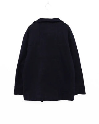 Throat latch quilted inner midi reef coat