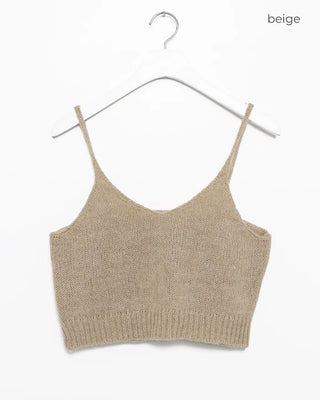 Camisole knit vest