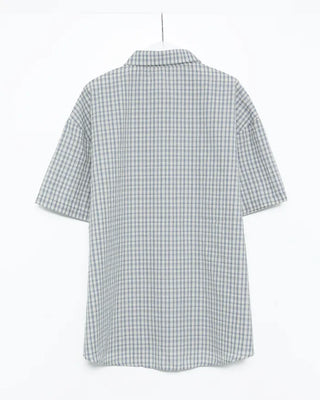 Checked half shirt