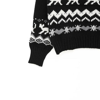 Snowflake Off-Shoulder Knit
