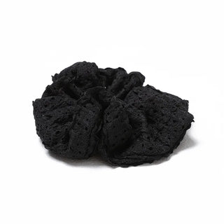 Lace hair scrunchie