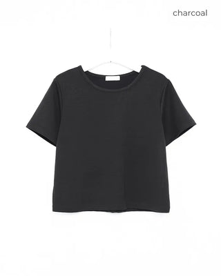 Round neck short-sleeve T-shirt