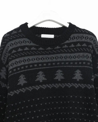 (Unisex) Tree Nordic Knit Sweater