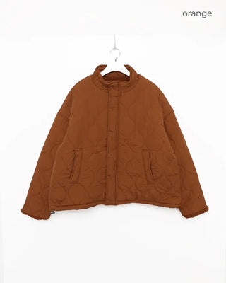Wave quilted jacket