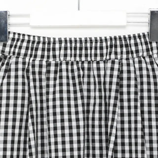 Checked ring skirt