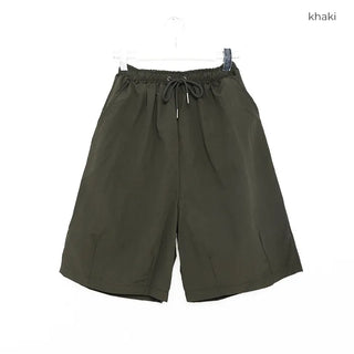 Oversized wide-leg shorts