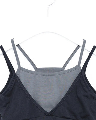 Square neck layered camisole