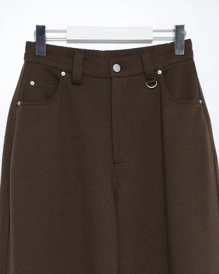 Belt loop wide sweatpants