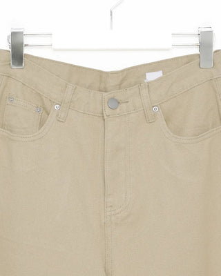 Wide-fit cotton pants